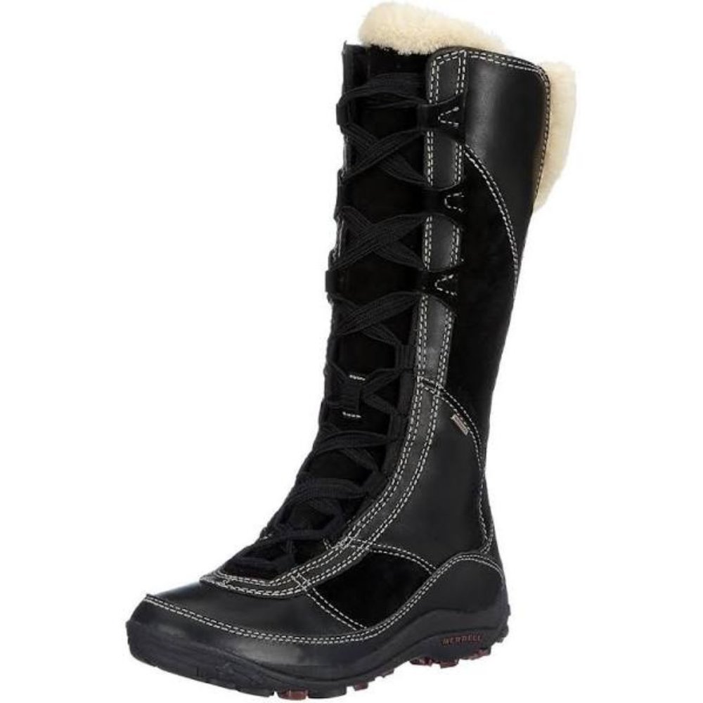 MERRILL PREVOZ WINTER WATERPROOF BOOTS  (sz 7.5)